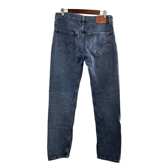 Levis Mens 502 Regular Taper Jeans W32 L31 Blue Denim Classic Vintage Relaxed - Picture 7 of 11